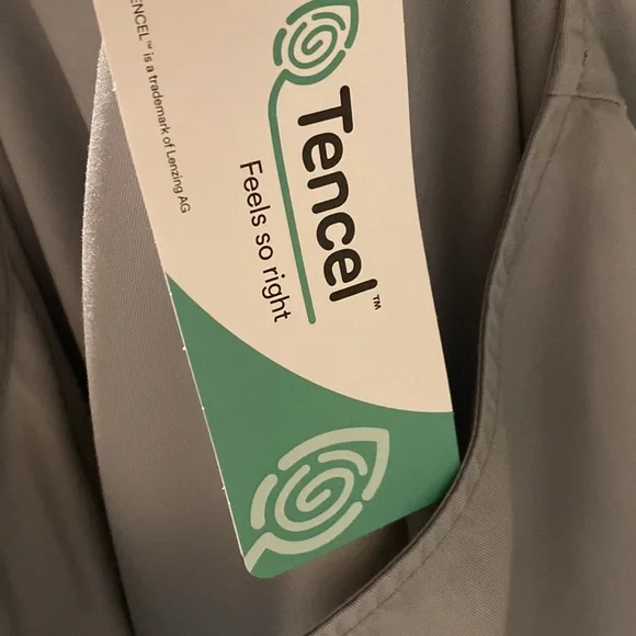 David meister 1X ruffle top NEW ❤️🔥 grey blouse plus size top - Picture 8 of 9